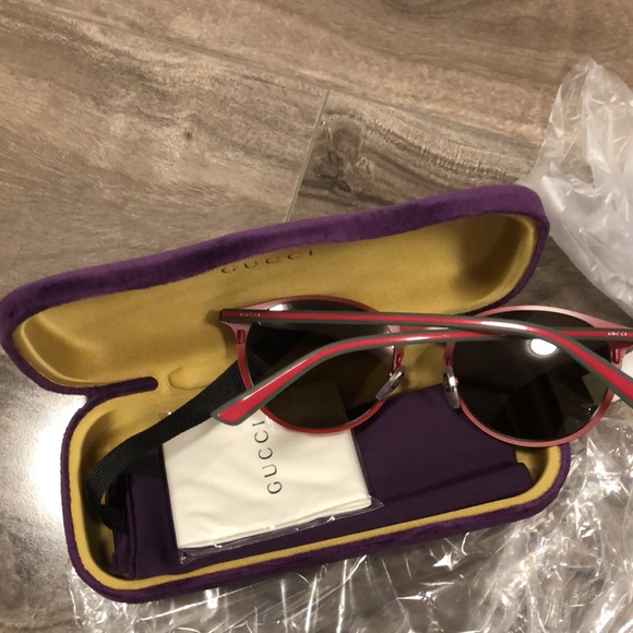 ??GUCCI NWT AUTH 52 mm round sunglasses main image 5